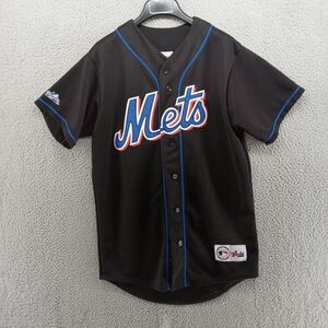 Majestic Black Jersey with Blue Trim